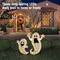 Glitzhome® Set of 2 Lighted Halloween 2.5D Ghosts Family Outdoor Decor